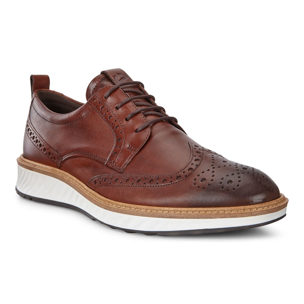 Zapatos De Vestir Hombre - ECCO St.1 Hybrid - Marrom - JFC481026